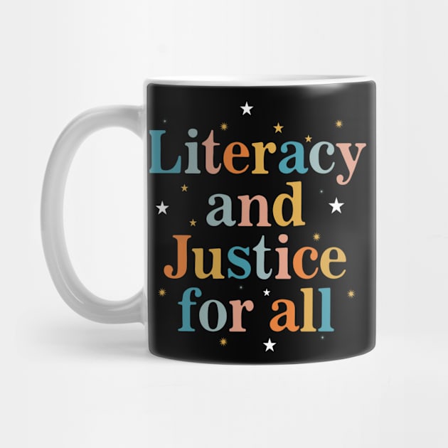 Literacy and Justice for All Retro by Rosiengo